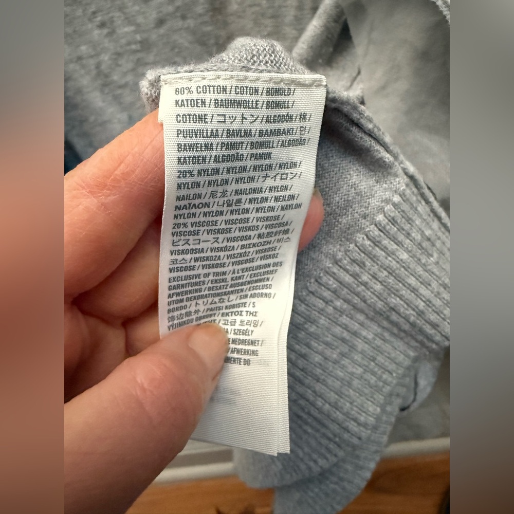 Abercrombie & Fitch Gray Vintage Y2K Ruffle Cardigan - Picture 6 of 6